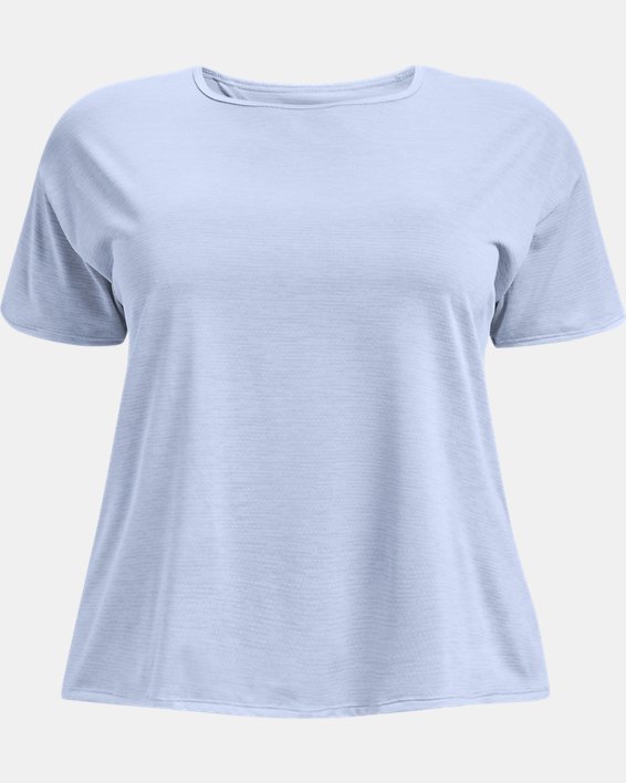 Women's UA Tech™ Vent Short Sleeve, Blue, pdpMainDesktop image number 4
